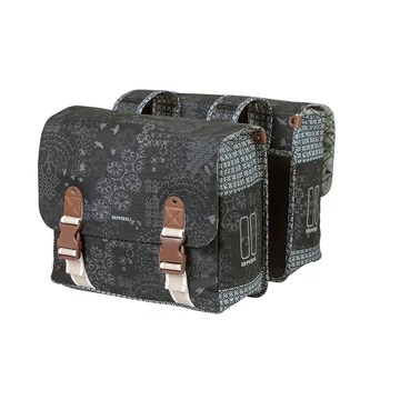 Basil Bohéme Double Bag faszén fekete