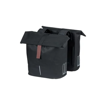 Basil City Double Bag fekete dupla táska