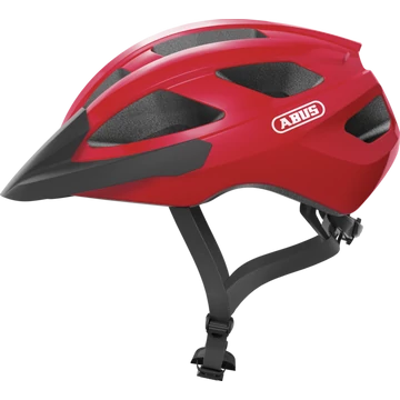Abus Macator M /52-58cm/ lángoló piros sisak