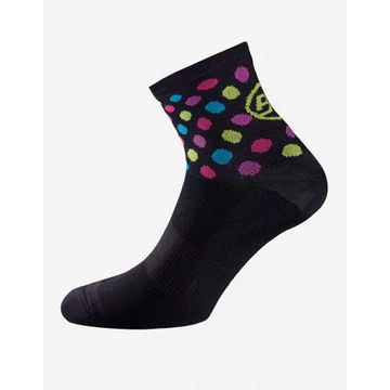 Zokni BicycleLine Risposta black/fantasy női XS 35-37