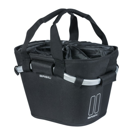 Kosár Basil Classic Front Carry All Basket fekete
