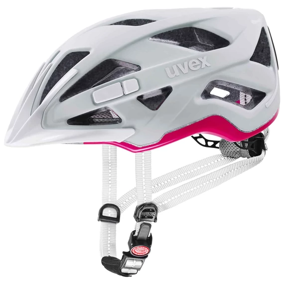 Uvex City  Active /56-60cm / matt szürke/pink sisak