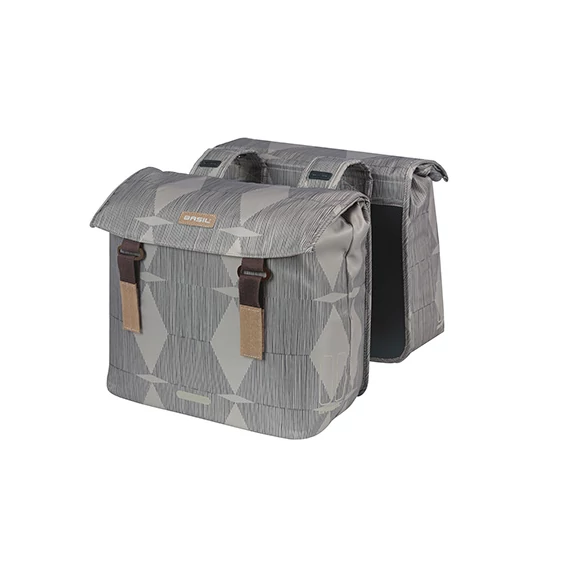 Basil Elegance Double Bag szürke 40-49 liter
