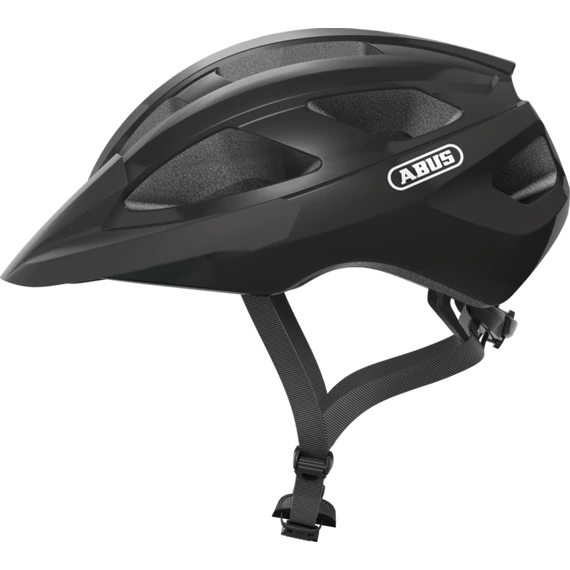 Abus Macator S /51-55cm / bársony fekete sisak