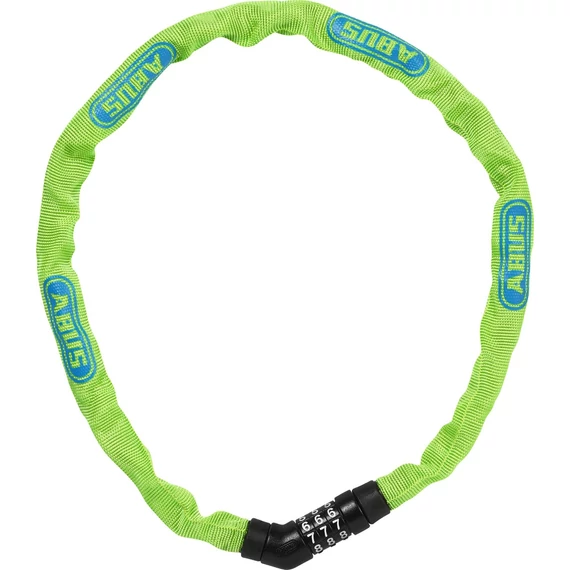 Abus Steel-O-Chain 4804C/75cm számos lime lakat