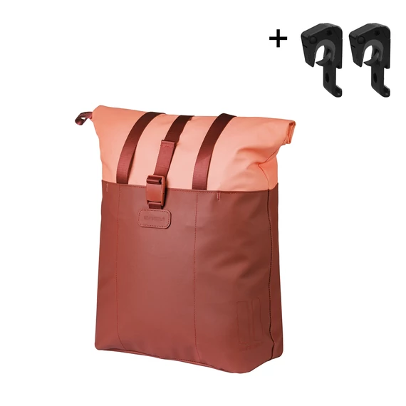 Basil Vive Shopper MIK Hooks 20l bordó/pink