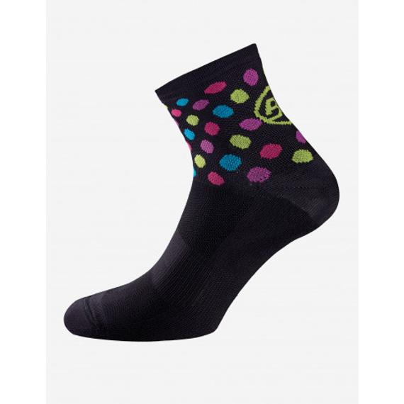 Zokni BicycleLine Risposta black/fantasy női XS 35-37